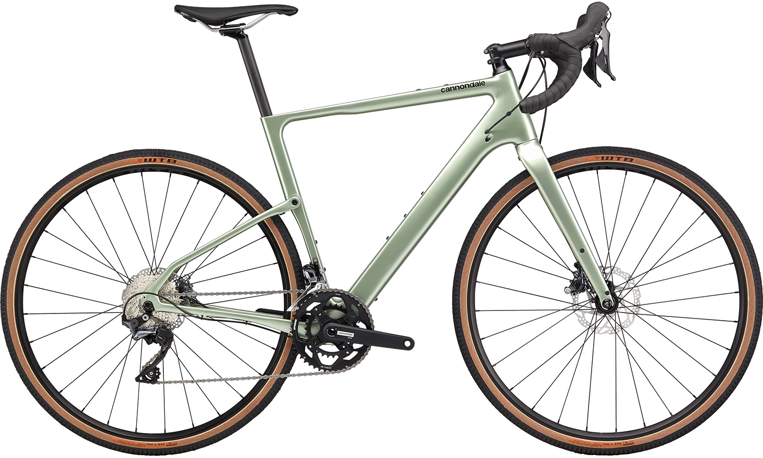 Фотография Велосипед 28" Cannondale TOPSTONE Carbon Ultegra RX 2 (2020) 2020 Мятный